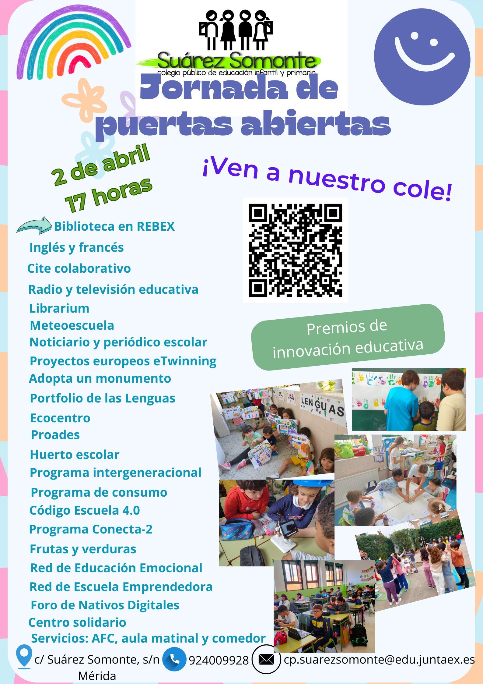 Infografía jornada de puertas abiertas